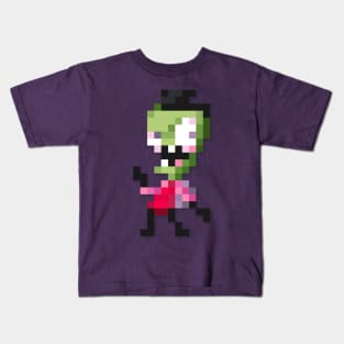 Zim low-res pixelart Kids T-Shirt